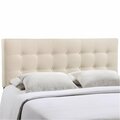 East End Imports Emily Queen Fabric Headboard- Ivory MOD-5170-IVO